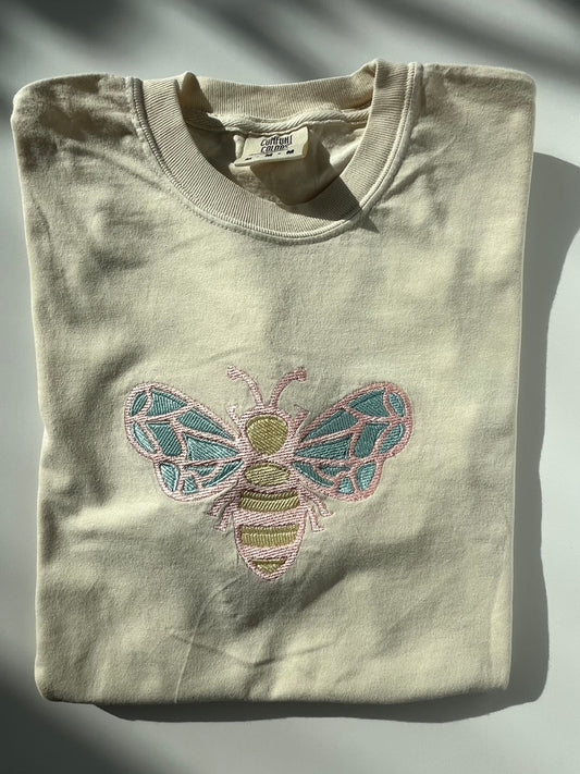 Sweet like honey embroidery tshirt